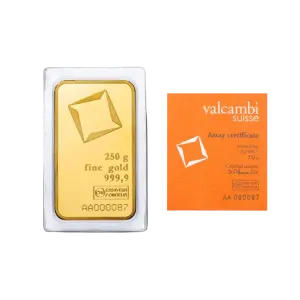 Valcambi Bars 250 GR